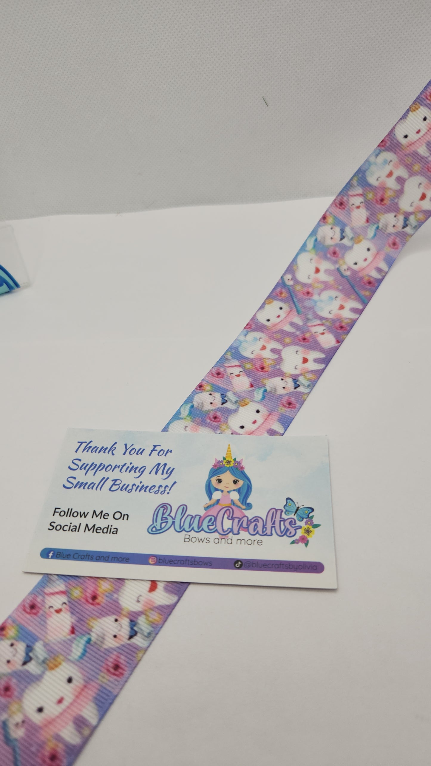Grosgrain Ribbon 1.5" .5yds , choose your print