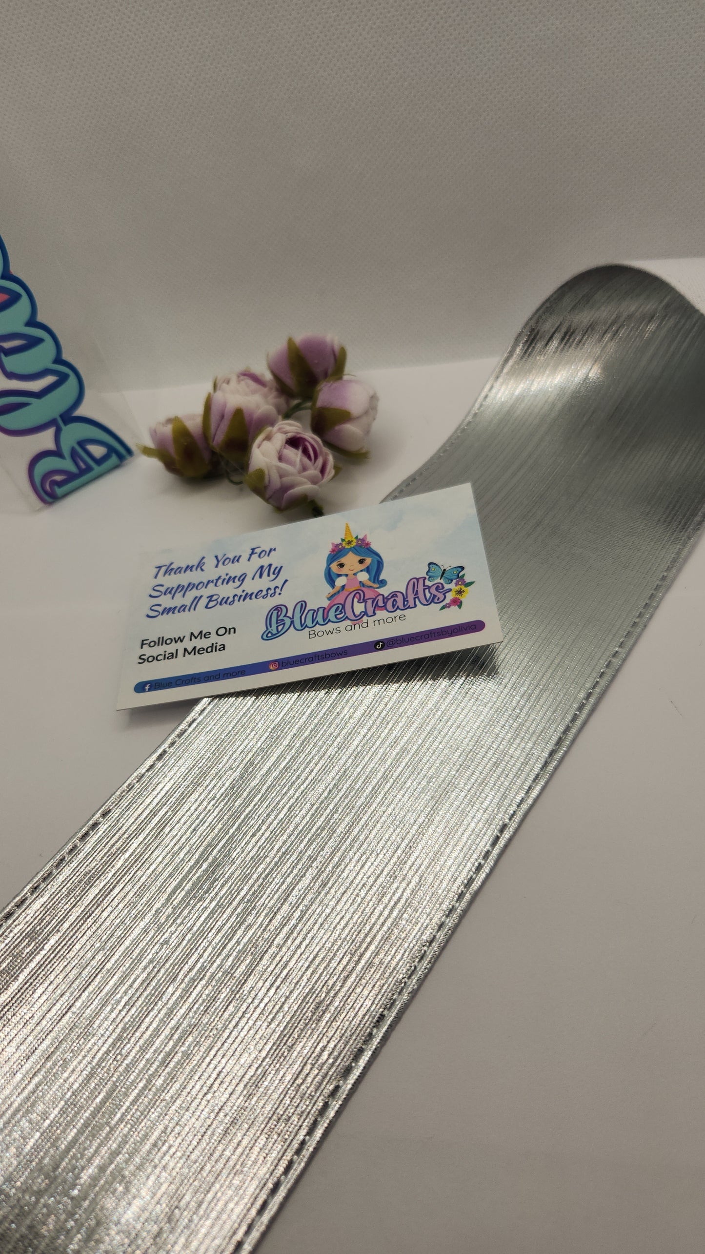 Metallic Ribbon 3inch "Silver"