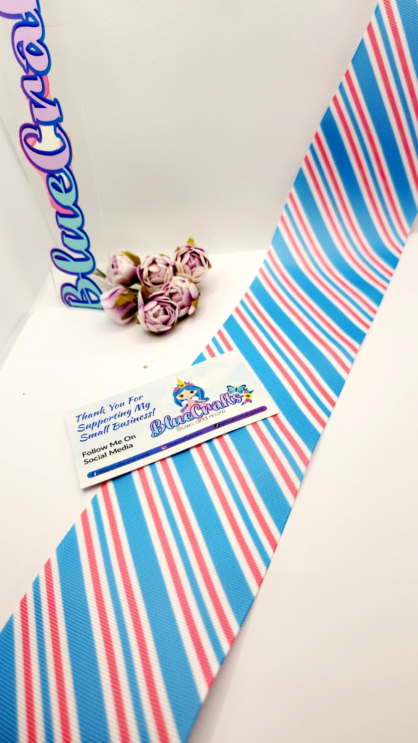 Grosgrain Ribbon 3inch "Hospital Print #3"