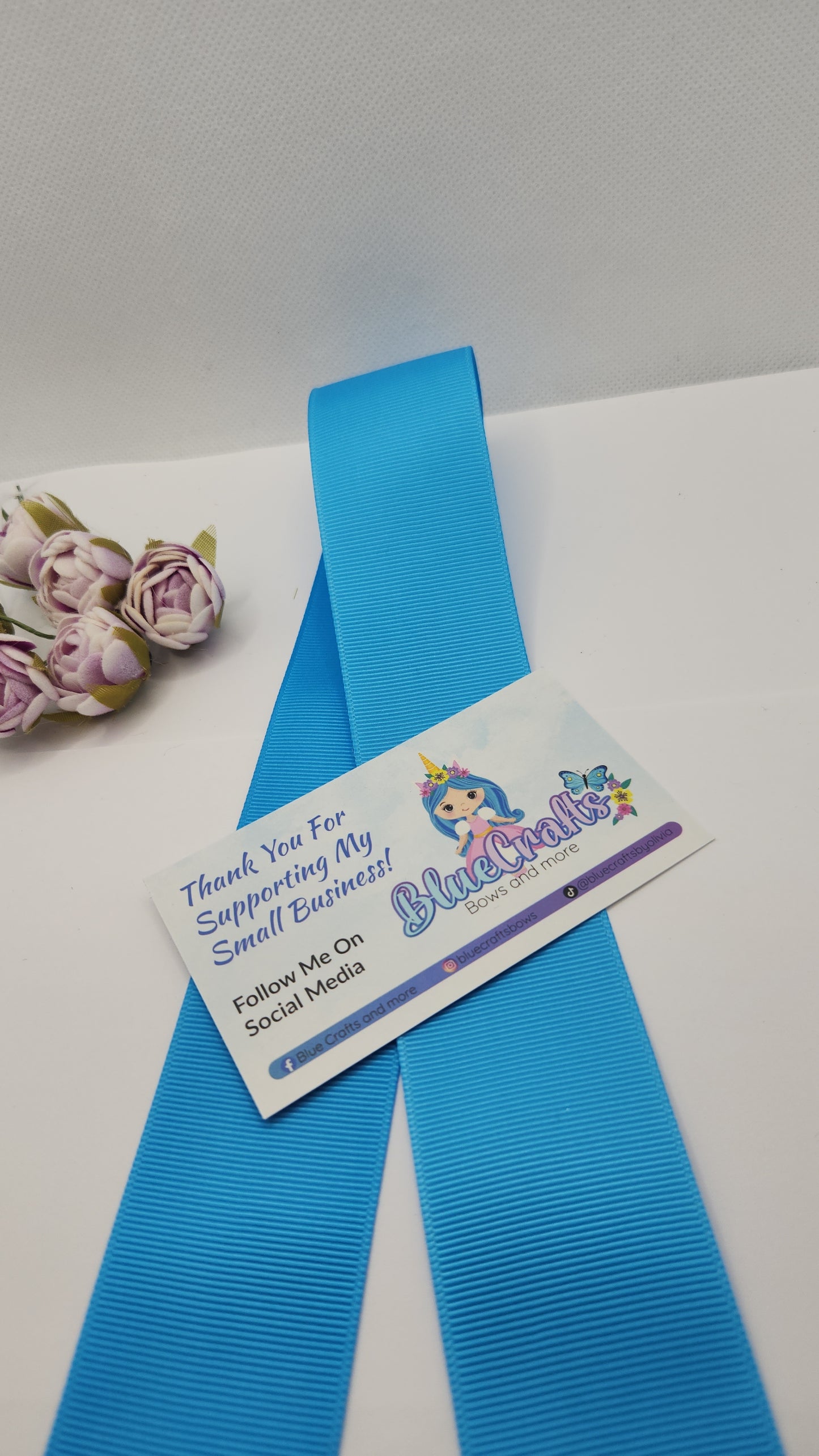 Grosgrain Ribbon 1.5 "Island Blue"