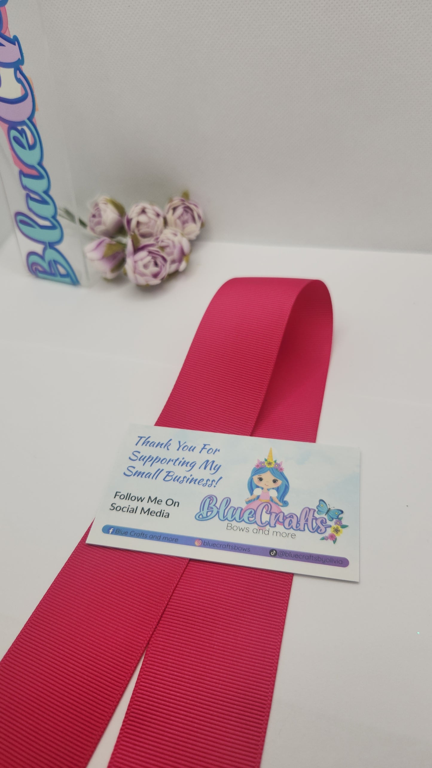 Grosgrain Ribbon 1.5 "Virtual Pink"