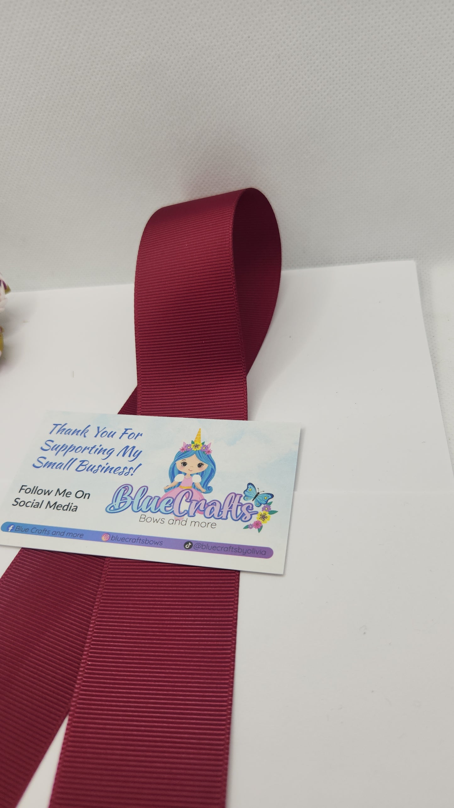 Grosgrain Ribbon 1.5 " Wine"