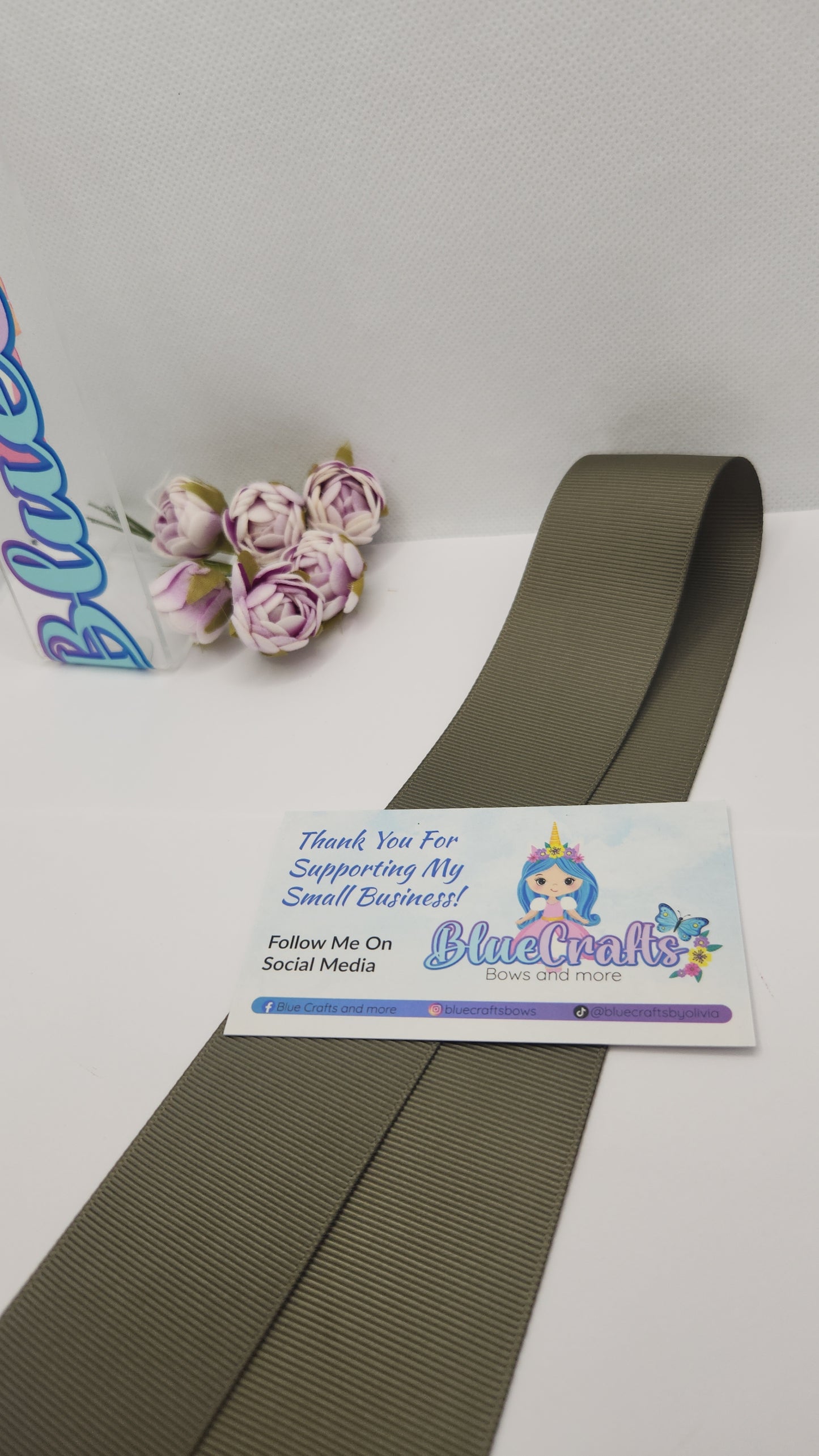 Grosgrain Ribbon 1.5 "Deep Sage"
