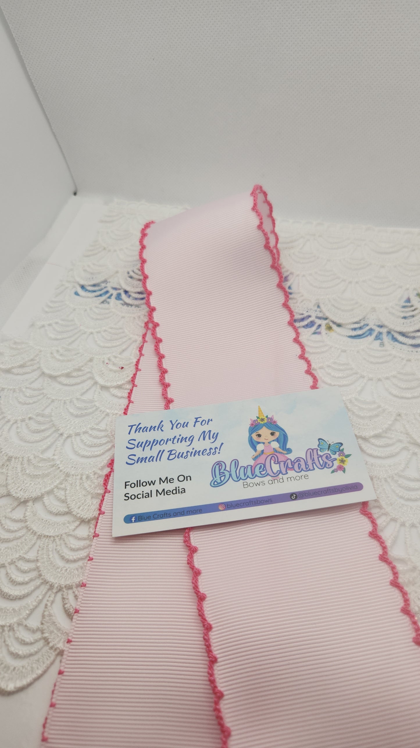 Moonstitich Ribbon "Icy Pink/Hot Pink"