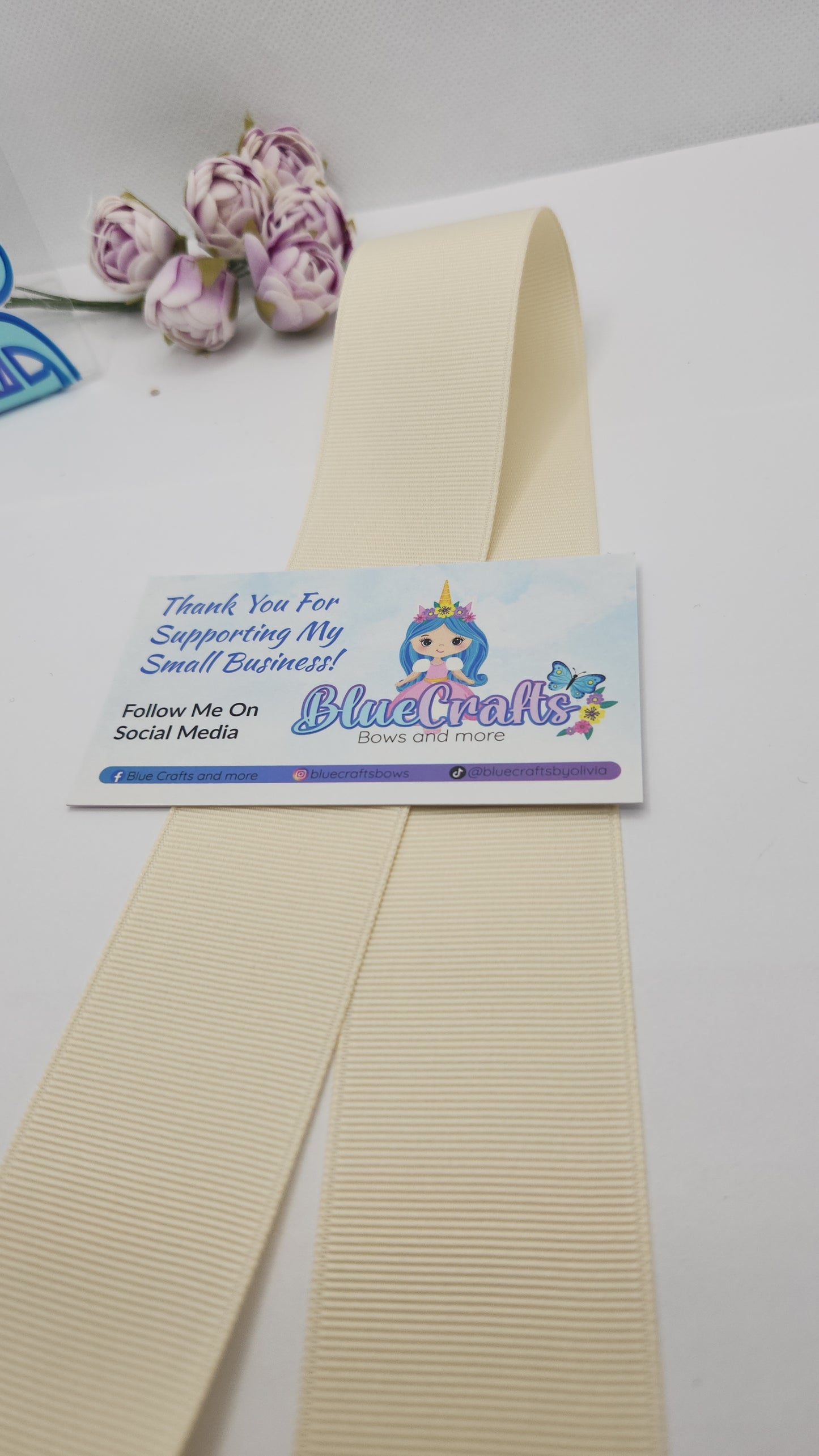 Grosgrain Offray Ribbon 1.5 "Ivory"
