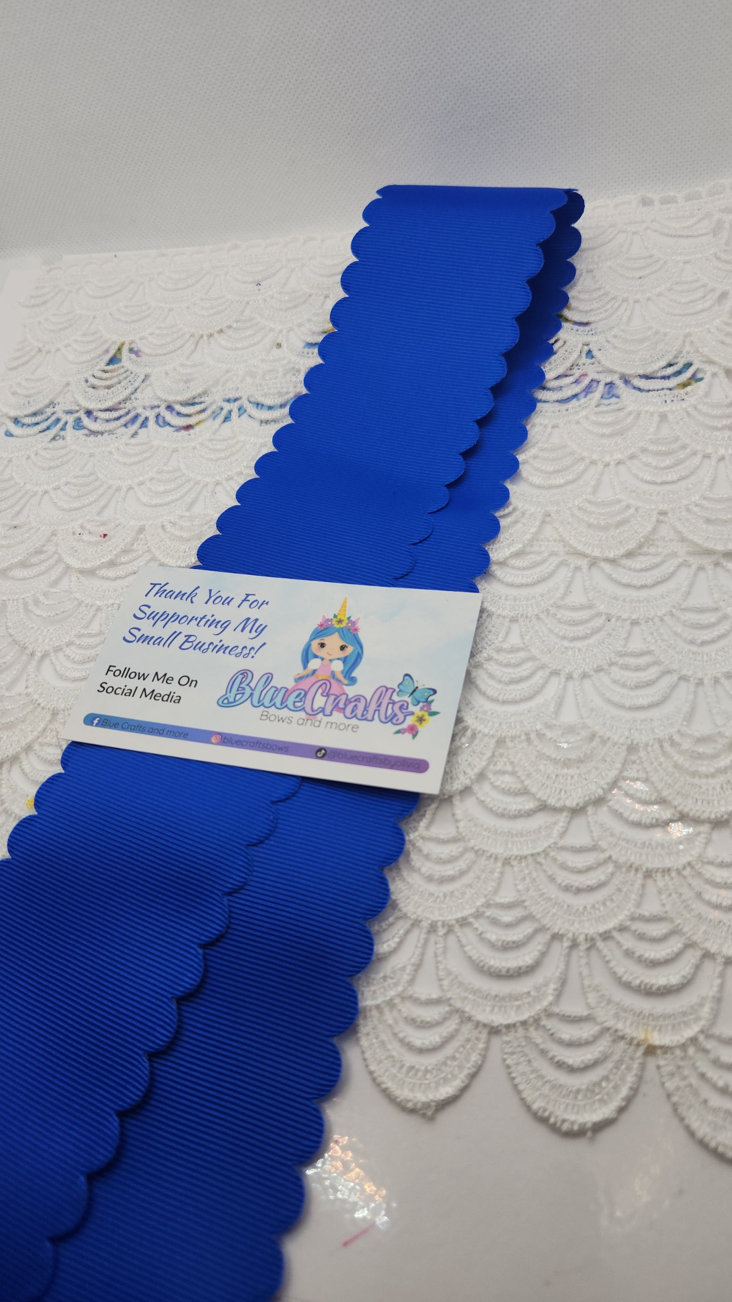 Scallop Wave "Electric Blue "