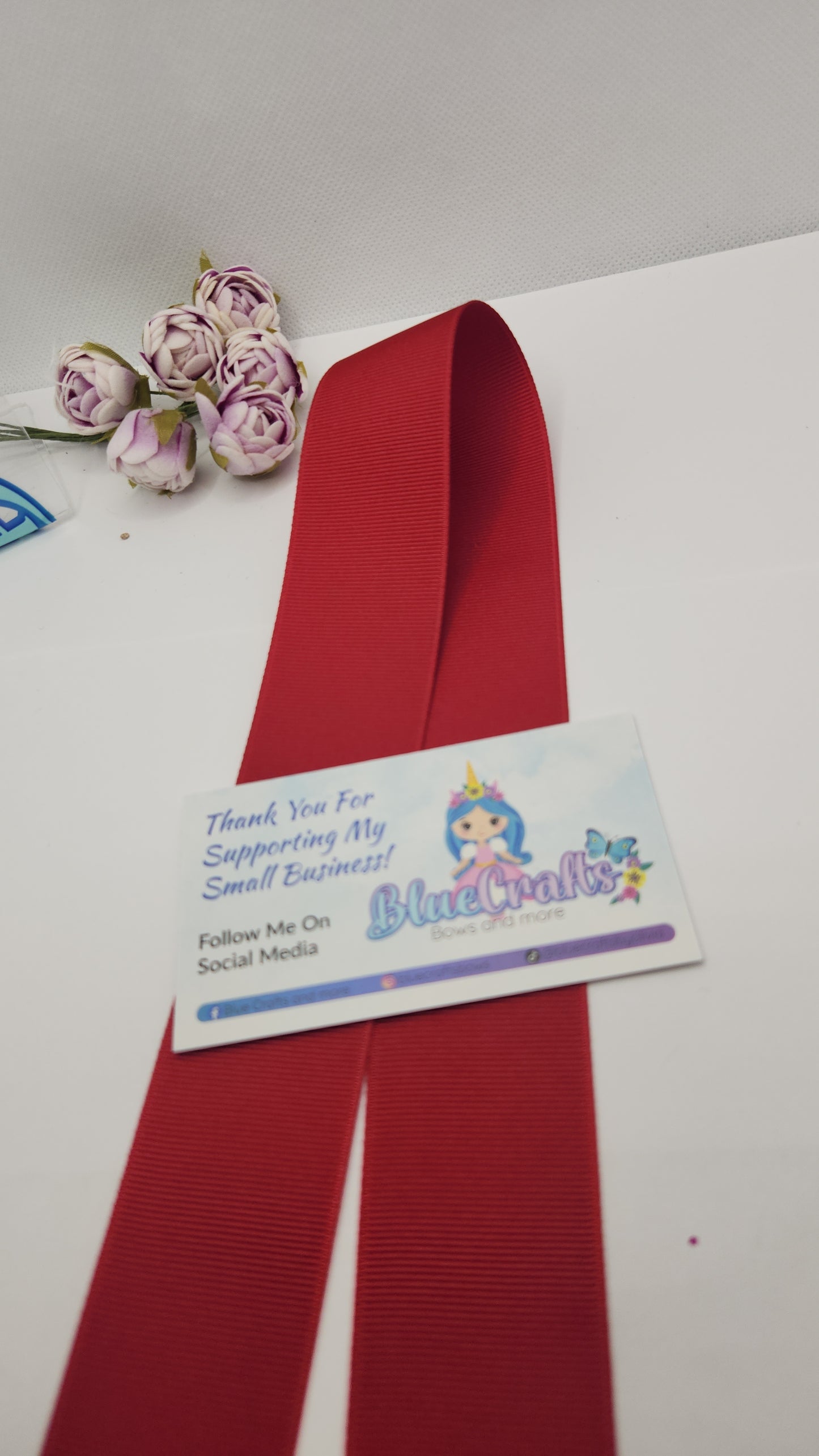 Grosgrain Offray Ribbon 1.5"Cranberry"