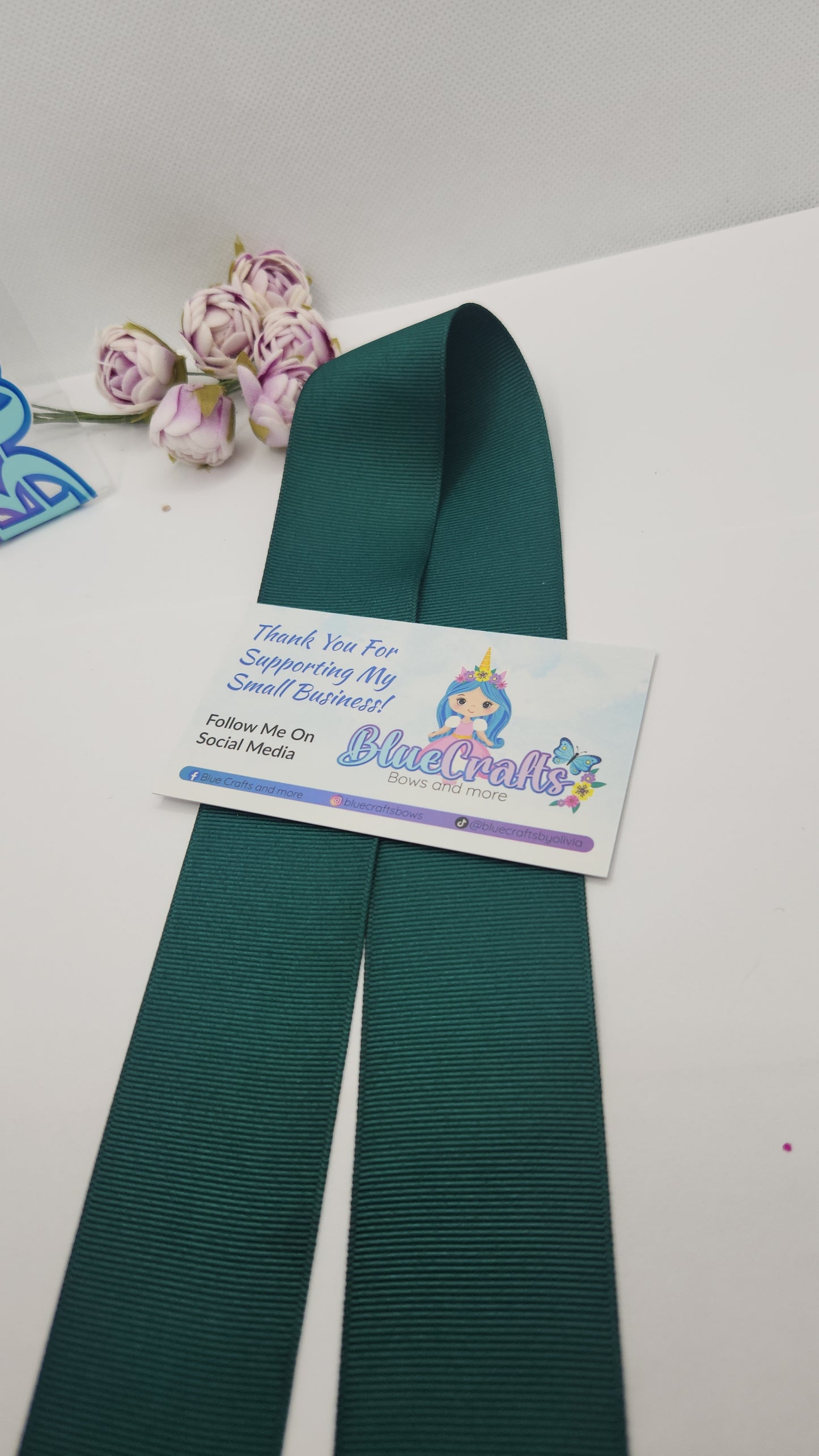 Grosgrain Offray Ribbon 1.5 "Hunter Green "