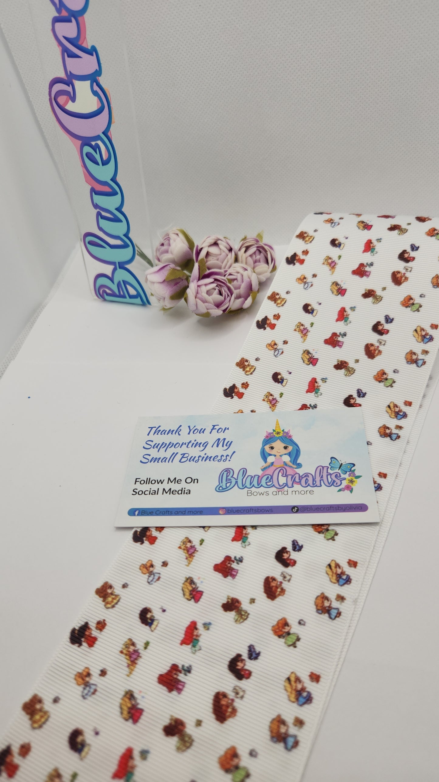 Grosgrain Ribbon 3 inch"Mini princess"