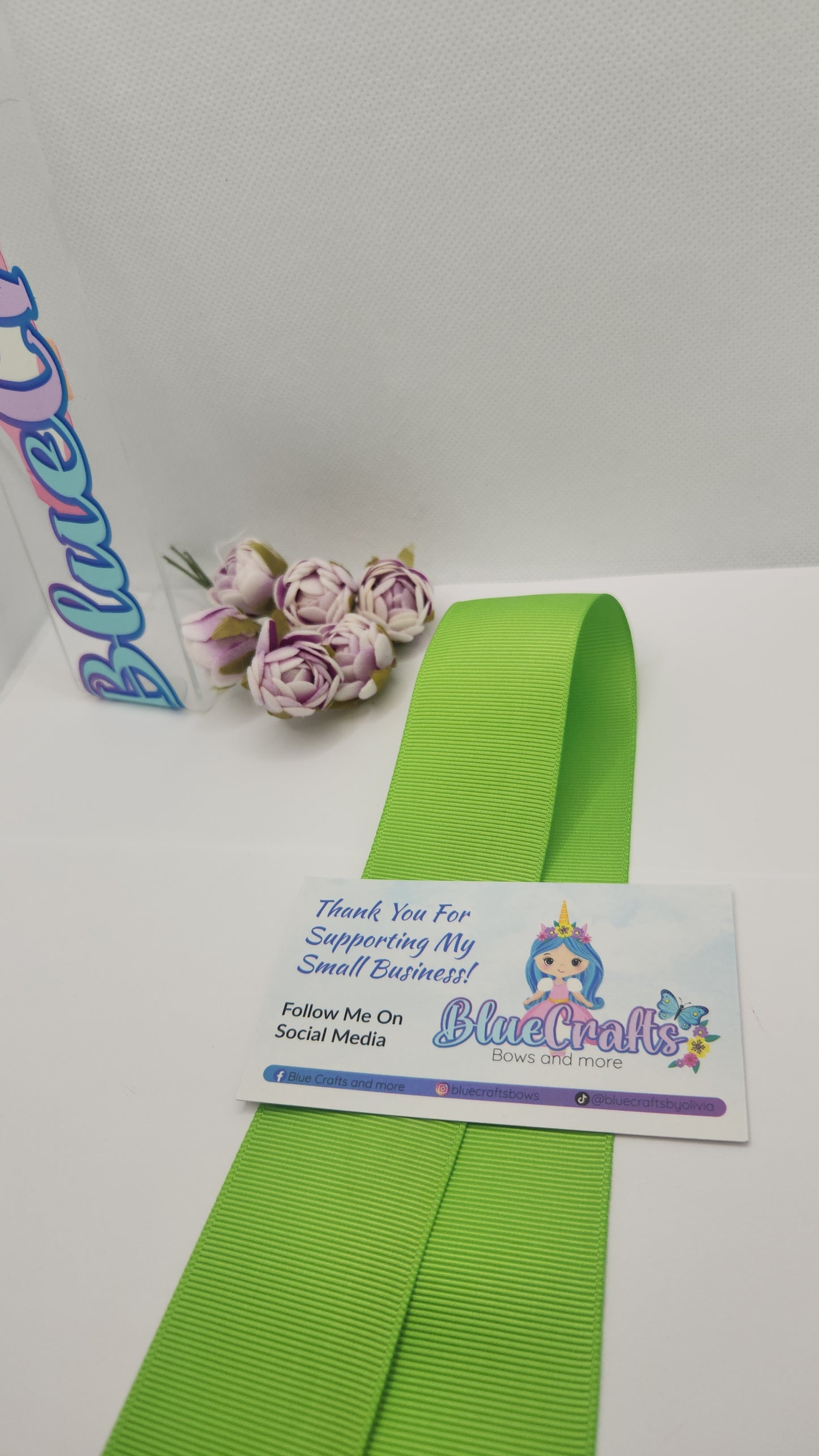 Grosgrain Ribbon 1.5 "Jasmine Green"