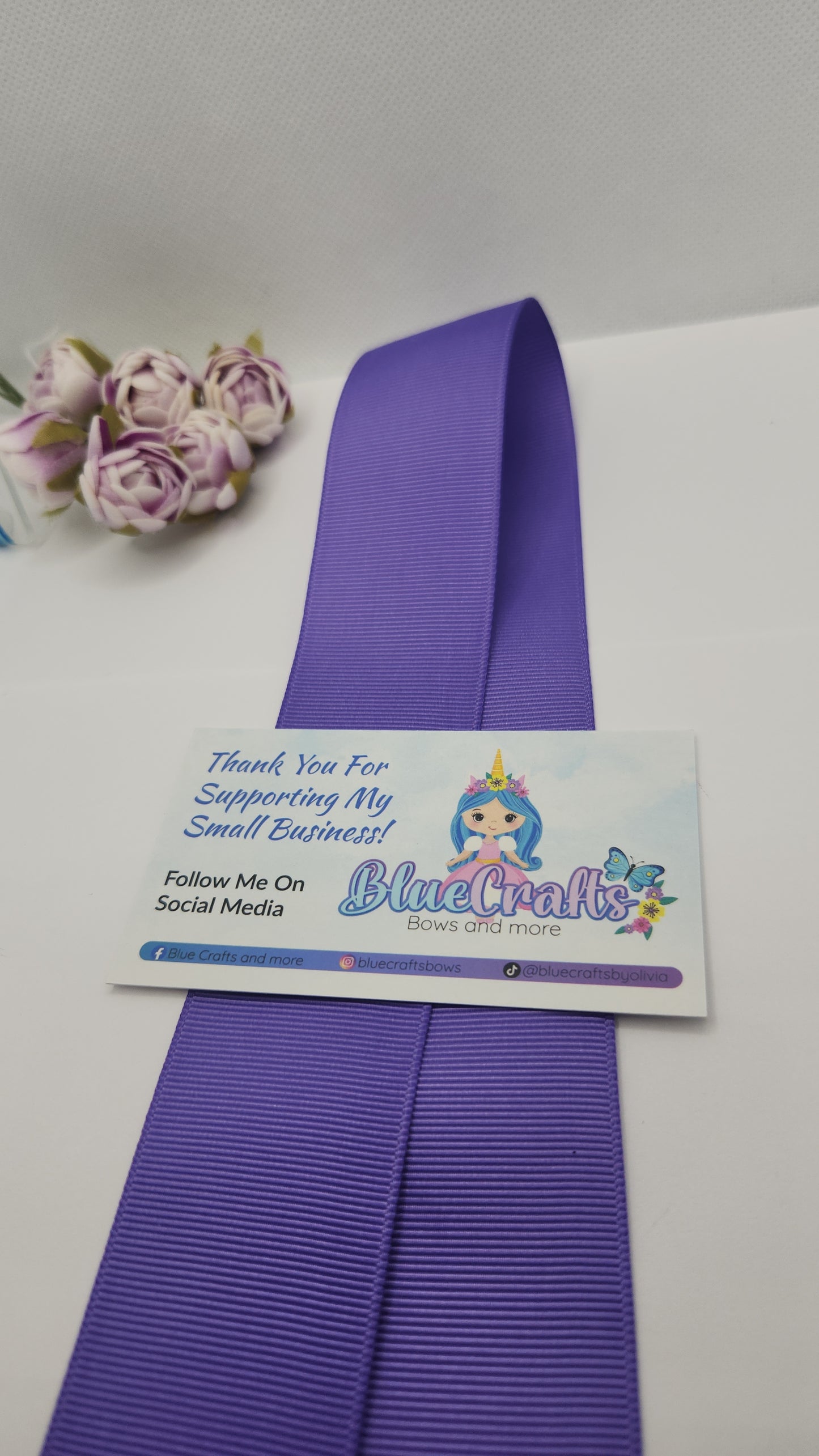 Grosgrain Ribbon 1.5 "Delphinium"