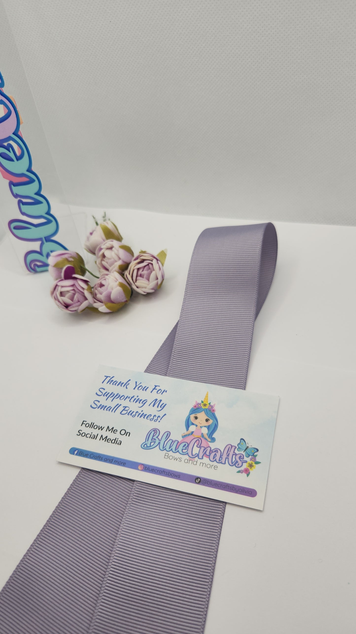 Grosgrain Ribbon 1.5 "Thistle"