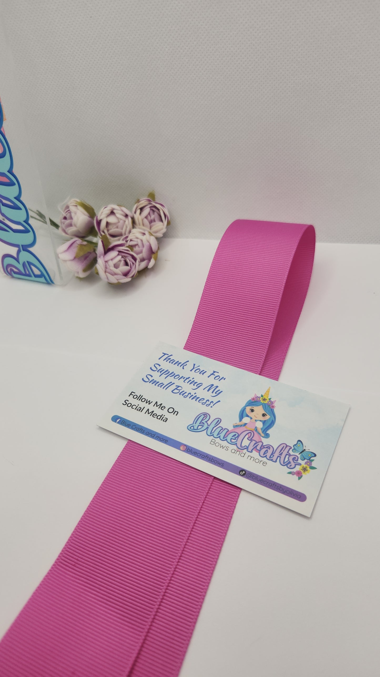 Grosgrain Ribbon 1.5 " Garden Rose"