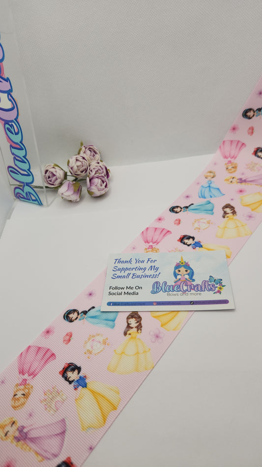 Grosgrain Ribbon 3inch "Princess 👑"