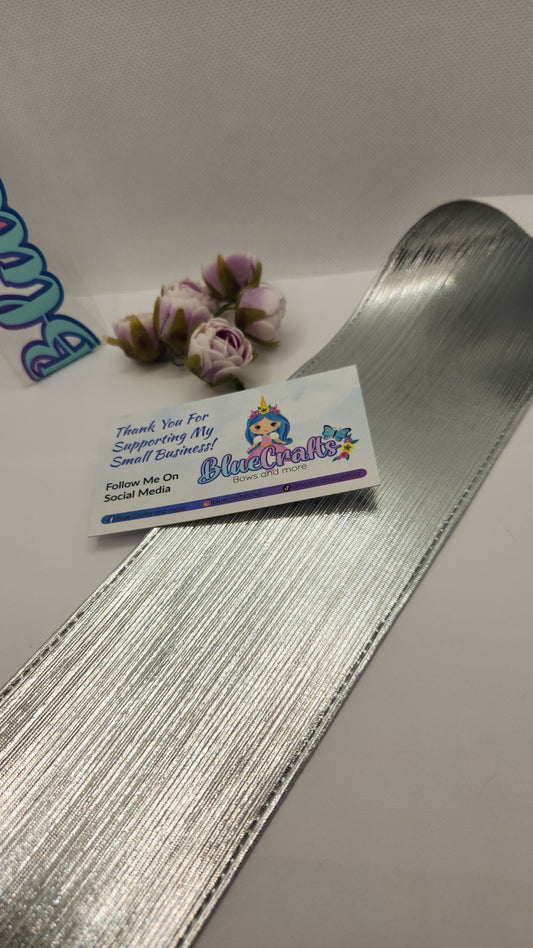 Metallic Ribbon 3inch "Silver"
