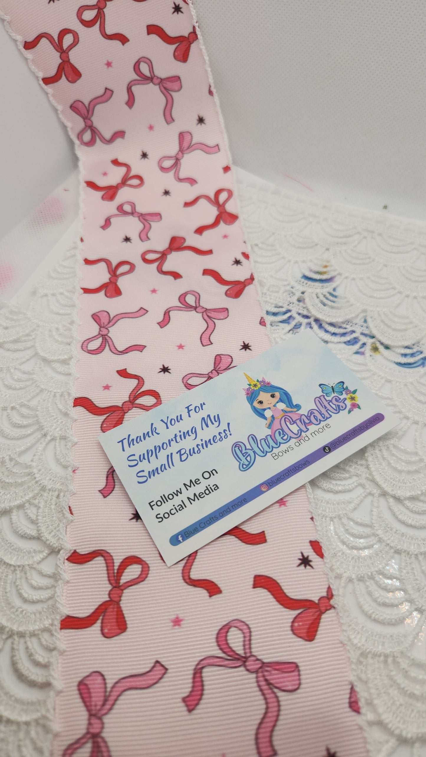 Moonstitich Print Ribbon "Bows 🎀 "