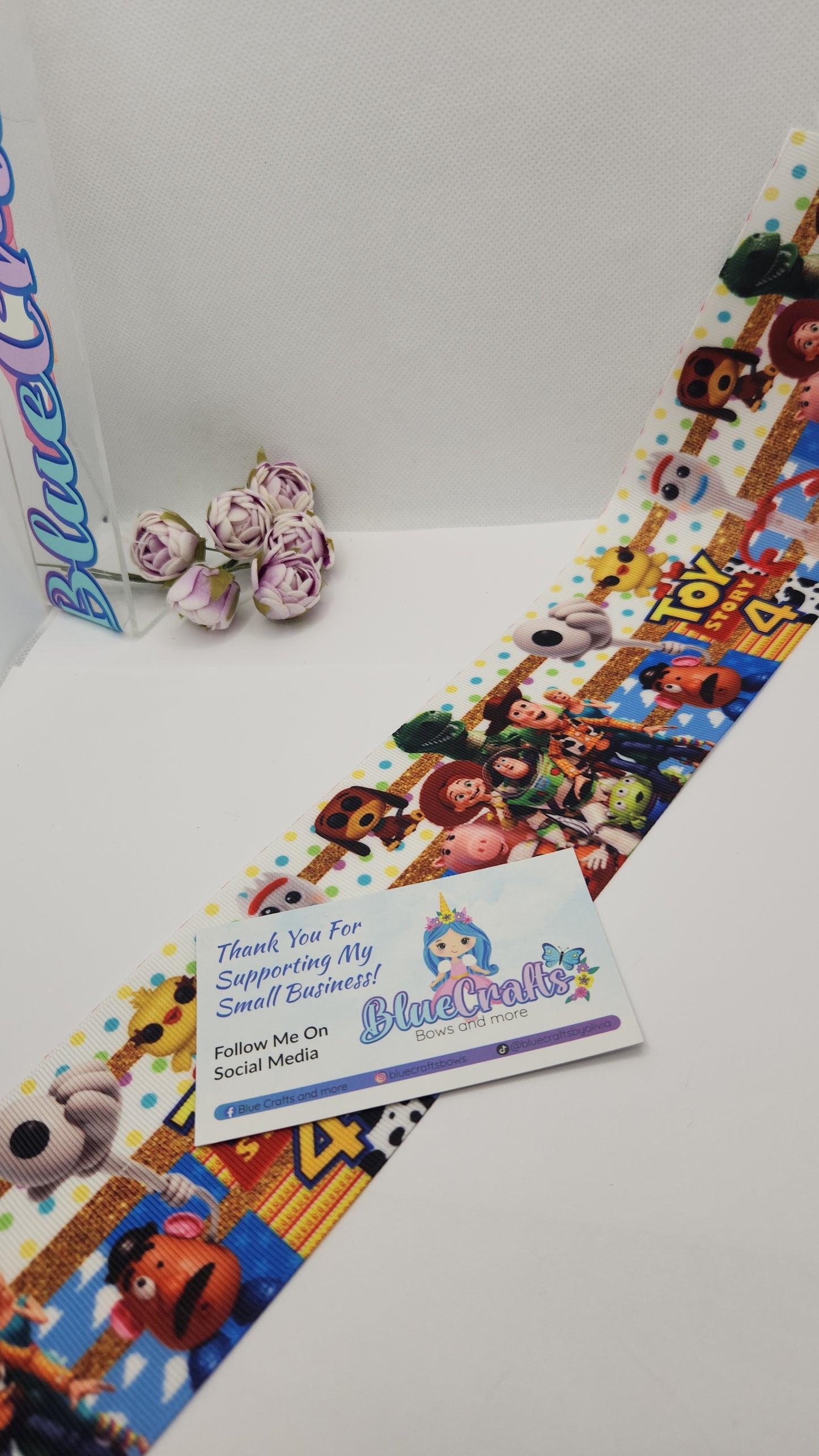 Grosgrain Ribbon 3inch "Toy story"