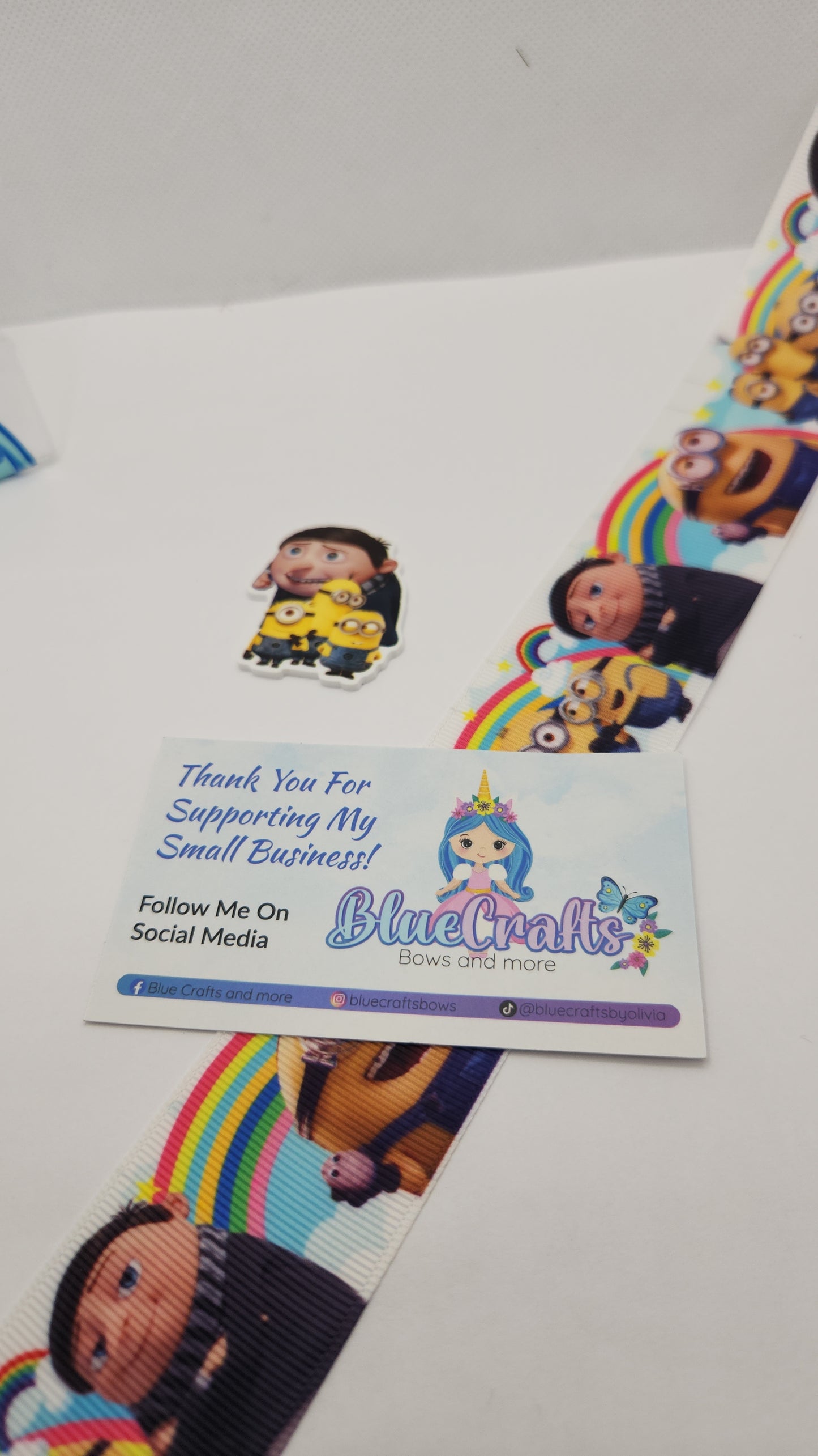Grosgrain Ribbon 1.5" 5yds and 5 resins