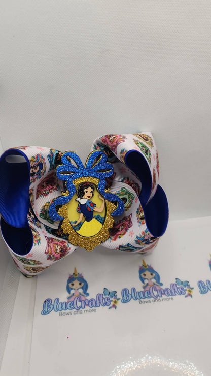 Boutique Hairbow "Snow White"