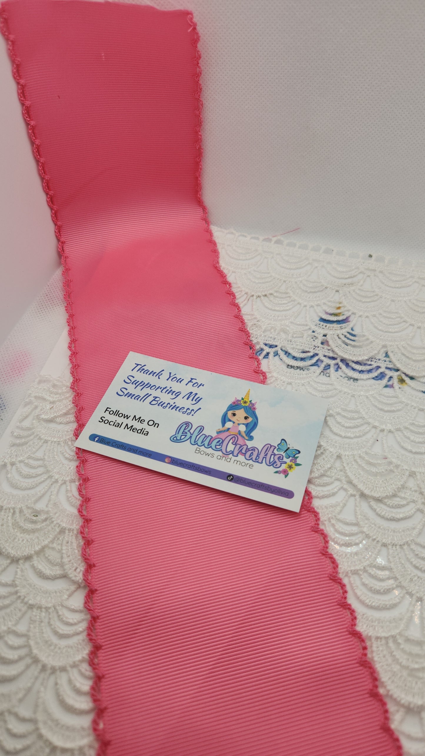 Moonstitich Ribbon "Hot Pink/Hot Pink"