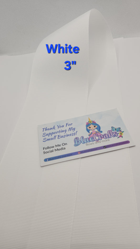 Solid Grosgrain Ribbon Set 5yds