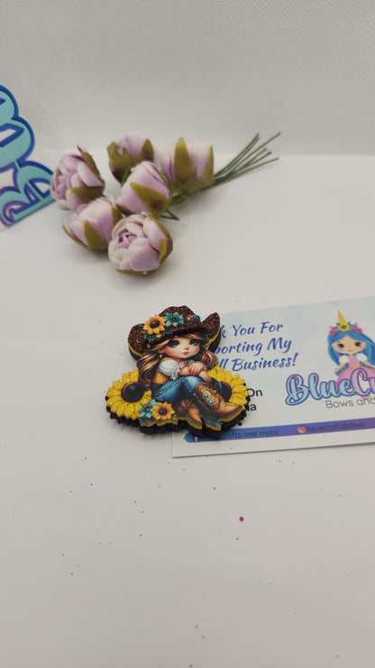 Shaker for hairbows "Sunflowers"
