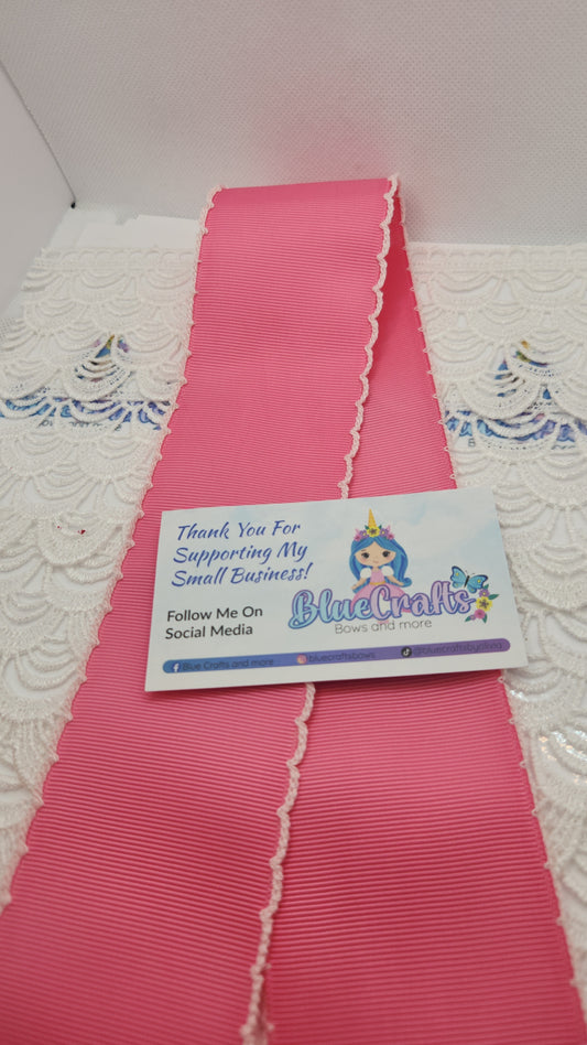 Moonstitich Ribbon "Hot Pink/Lt.Pink"