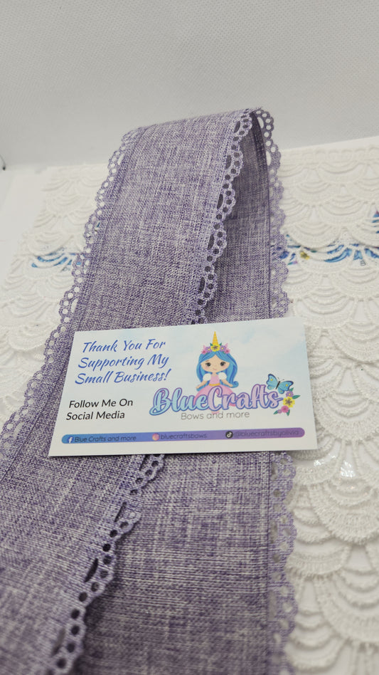 Scallop Canvas "Dusty Purple"