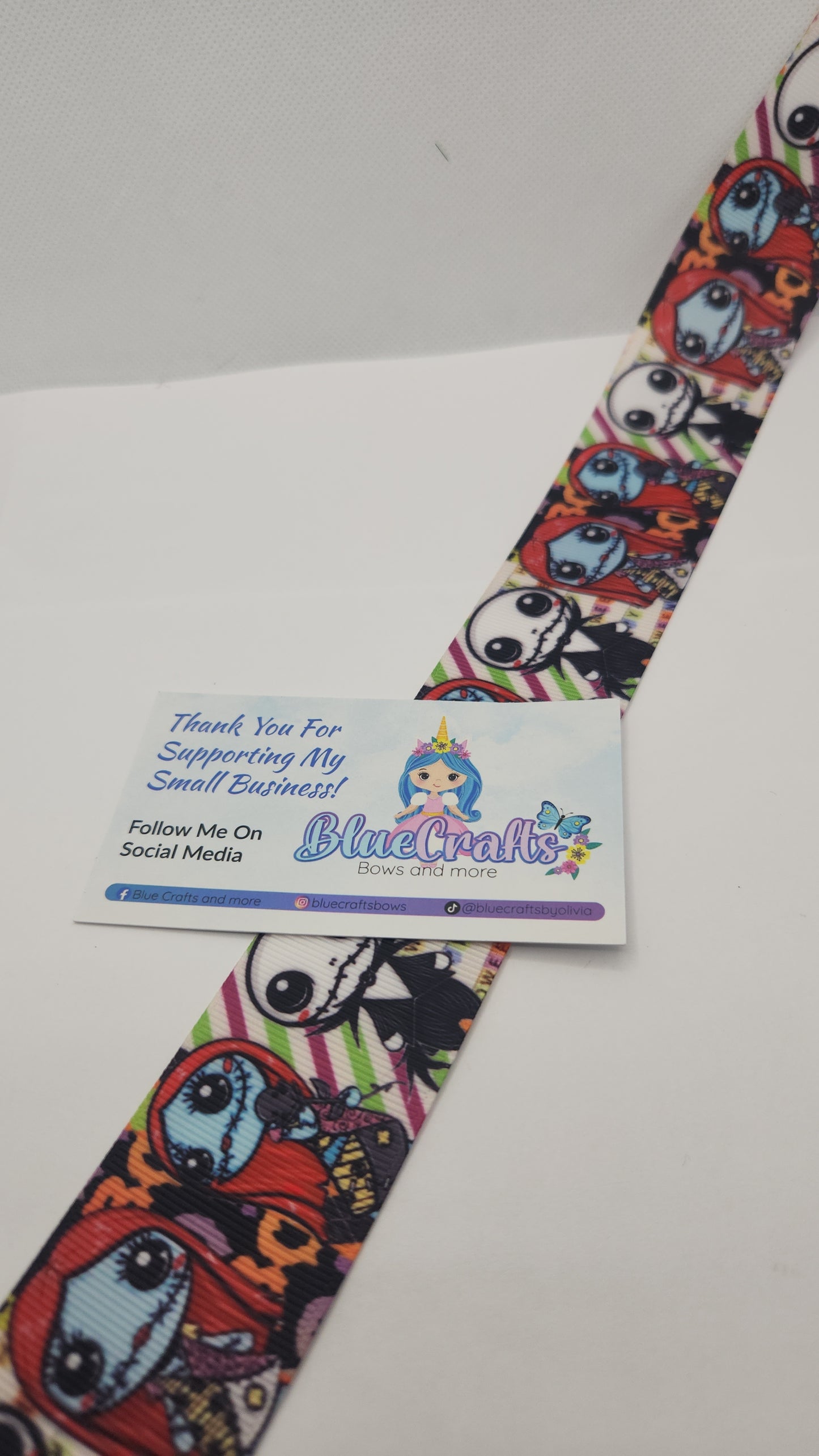 Grosgrain Ribbon 1.5" .5yds , choose your print