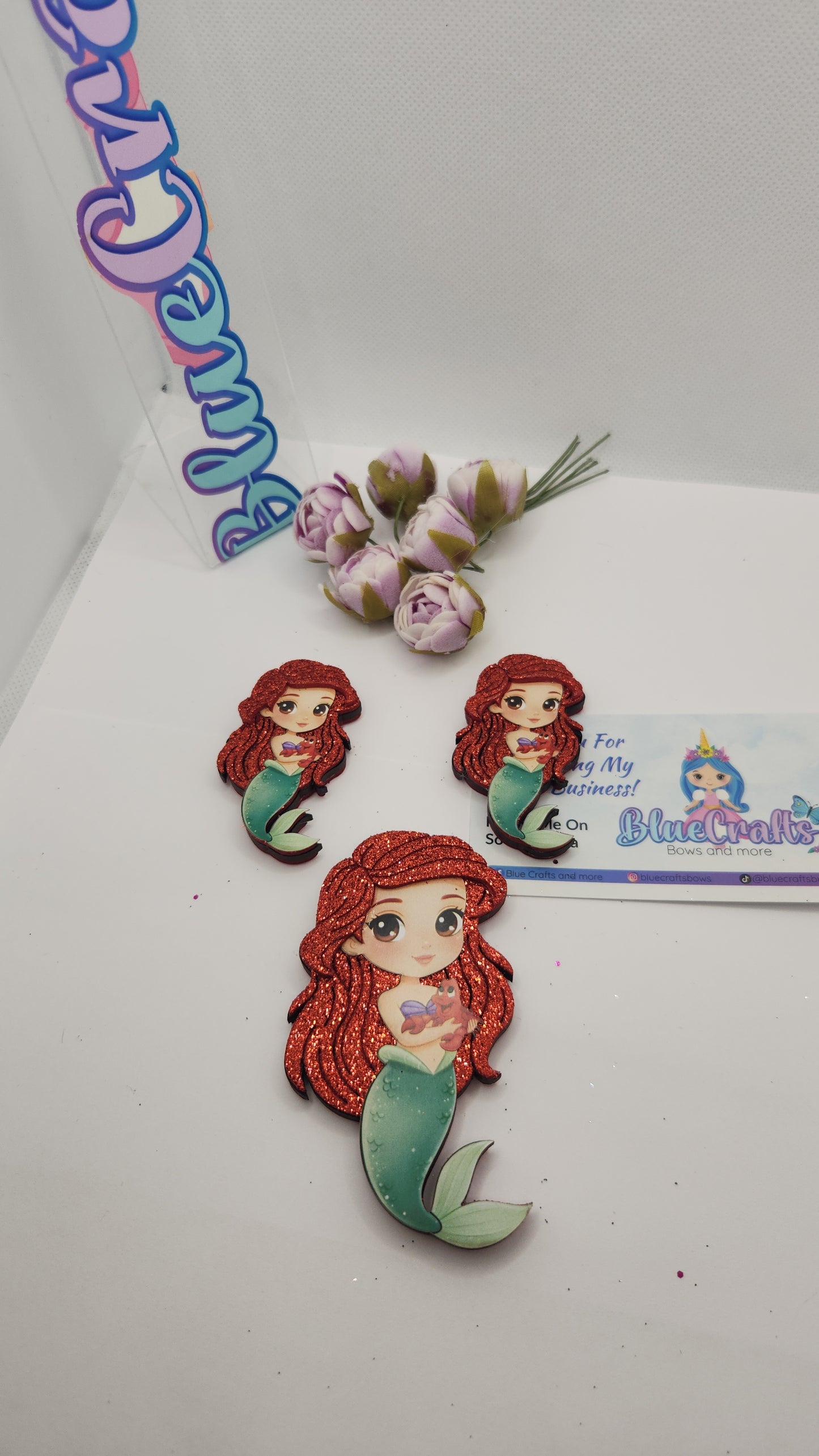 Shakers for hairbows "Ariel"