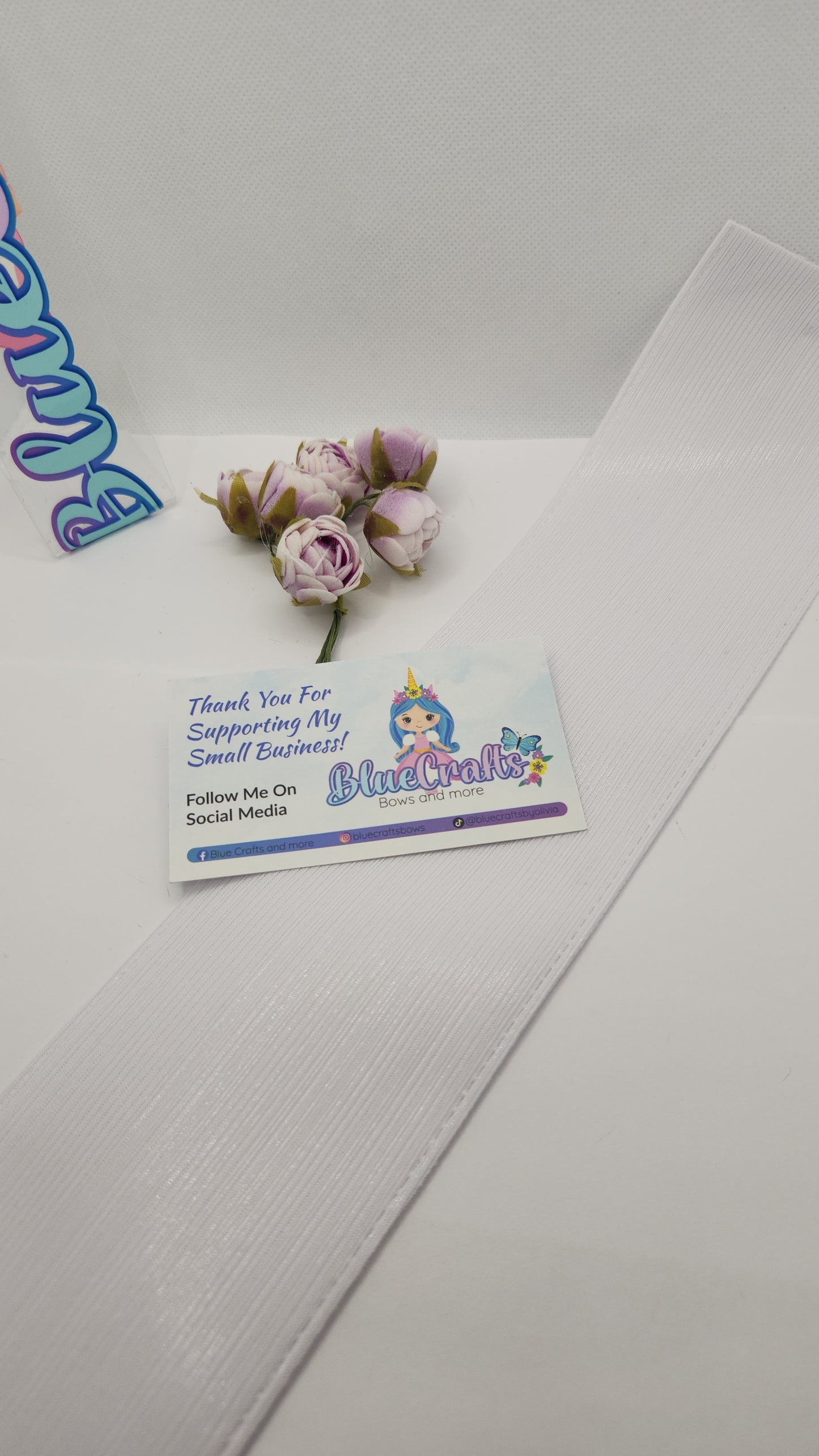 Metallic Ribbon 3inch "White"