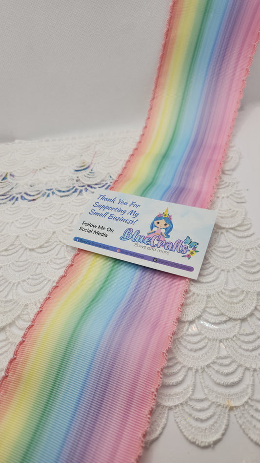 Moonstitich Ribbon 3" Rainbow 🌈