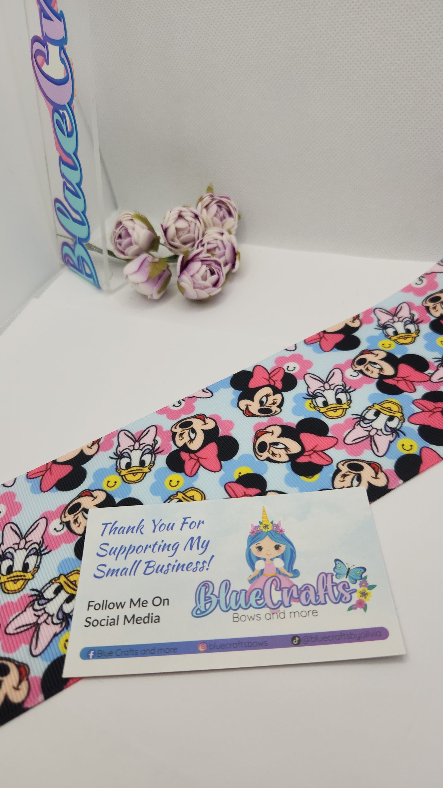 Grosgrain Ribbon 3inch "Friends"