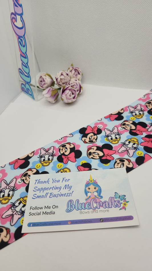 Grosgrain Ribbon 3inch "Friends"