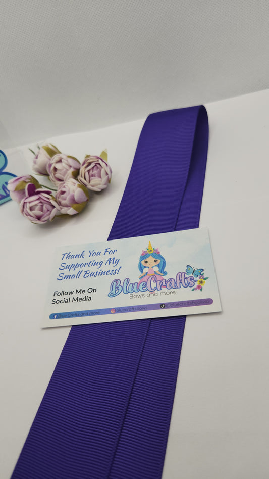 Grosgrain Ribbon 1.5 "Regal Purple"