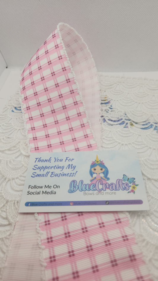 Moonstitich Print Ribbon "Double Squares"