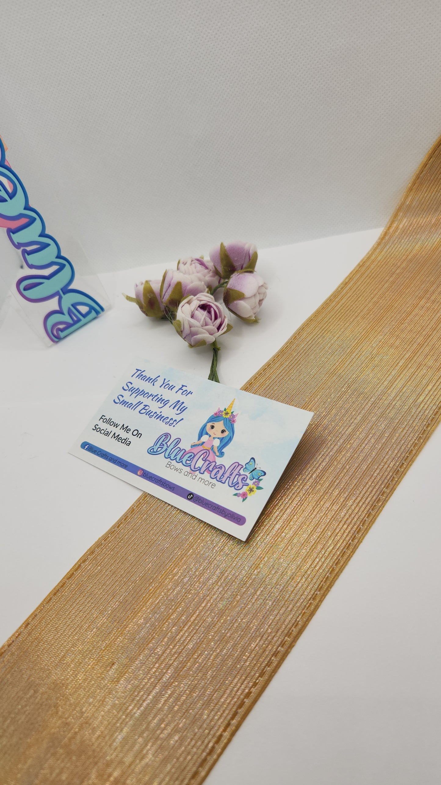 Metallic Ribbon 3inch "Gold"