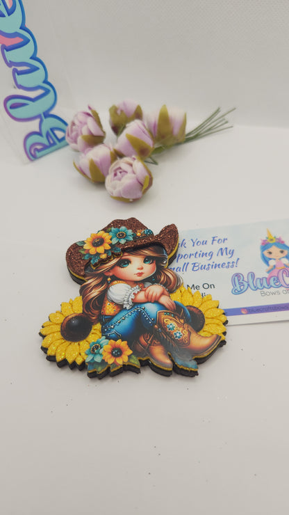 Shaker for hairbows "Sunflowers"