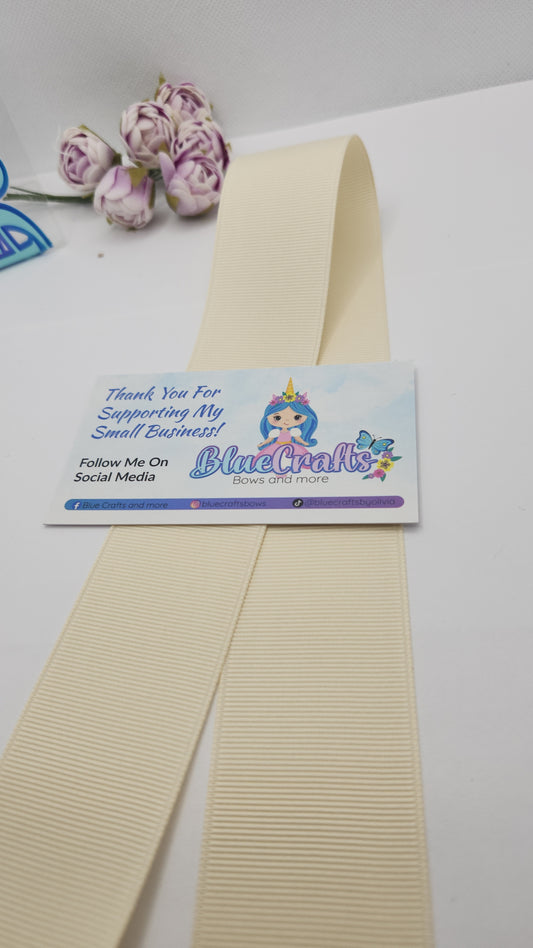 Grosgrain Offray Ribbon 1.5 "Ivory"