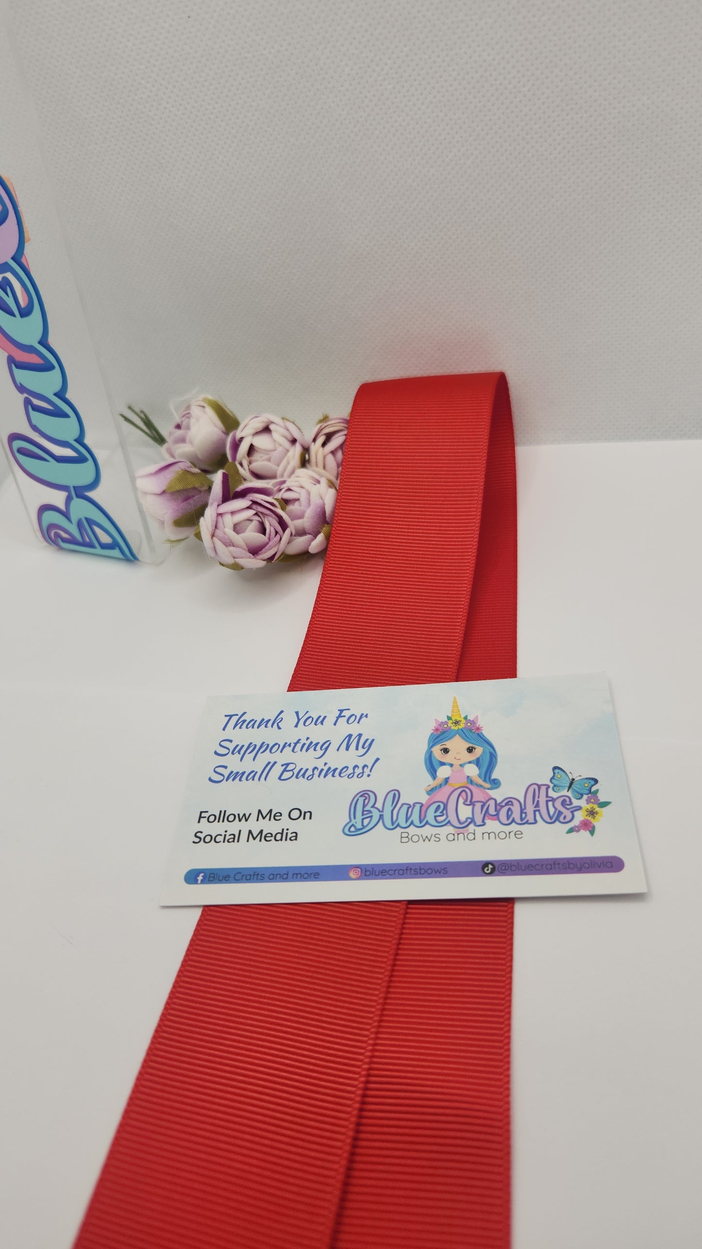 Grosgrain Ribbon 1.5 "Red"