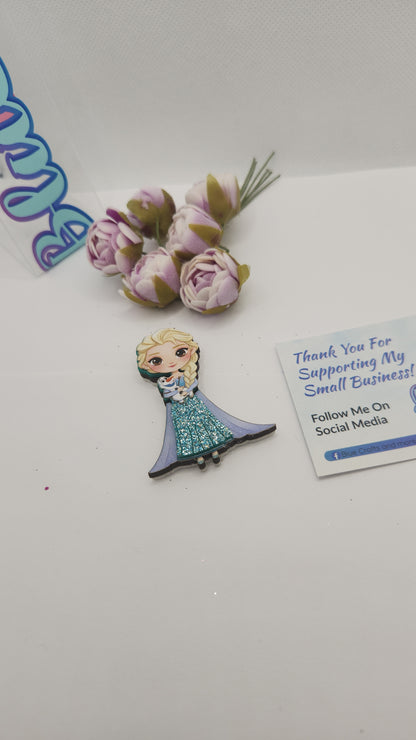 Shakers for hairbows "Elsa"