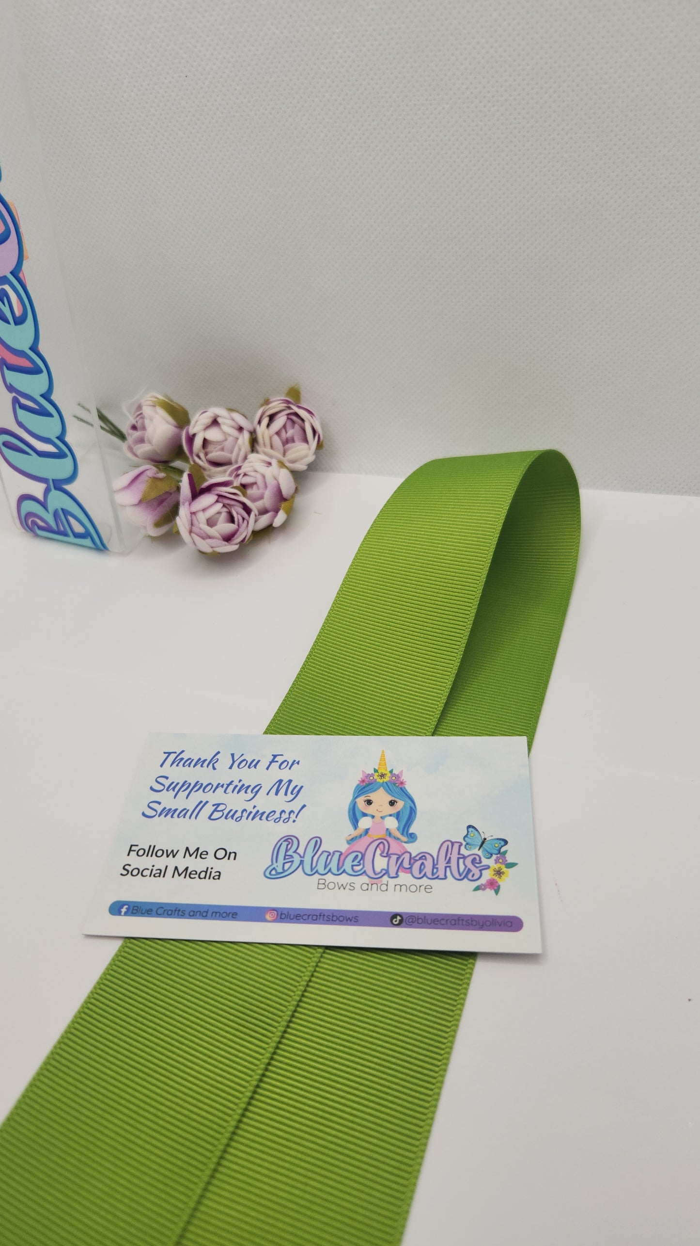 Grosgrain Ribbon 1.5 "Kiwi"
