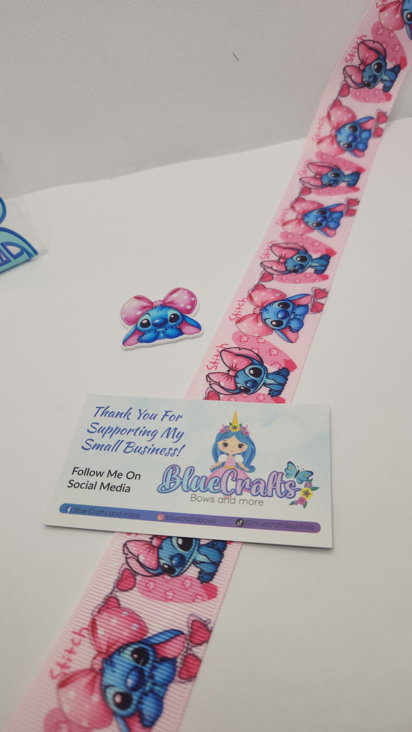 Grosgrain Ribbon 1.5" 5yds and 5 resins