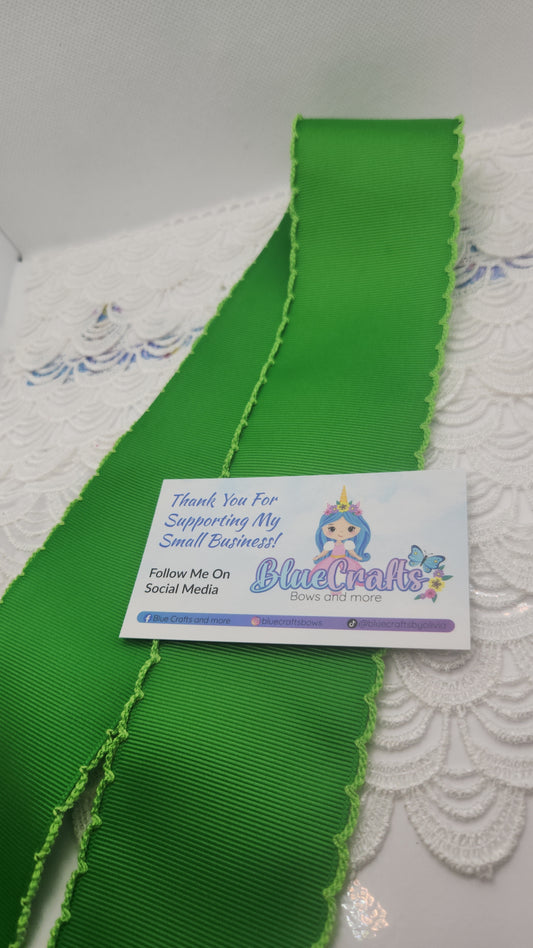 Moonstitich Ribbon "Classic Green/Apple Green"