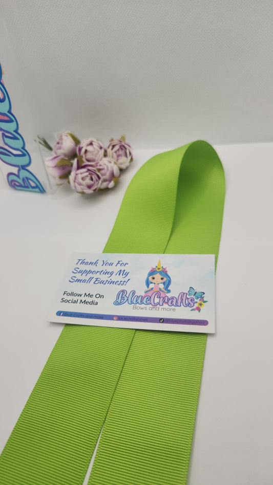 Grosgrain Ribbon 1.5 "Apple Green"