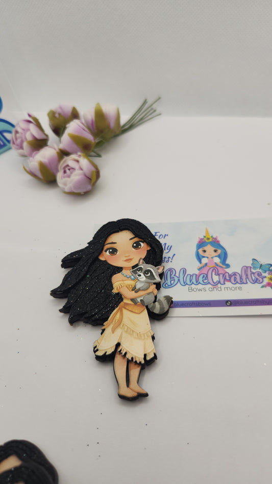 Shakers for hairbows "Pocahontas"