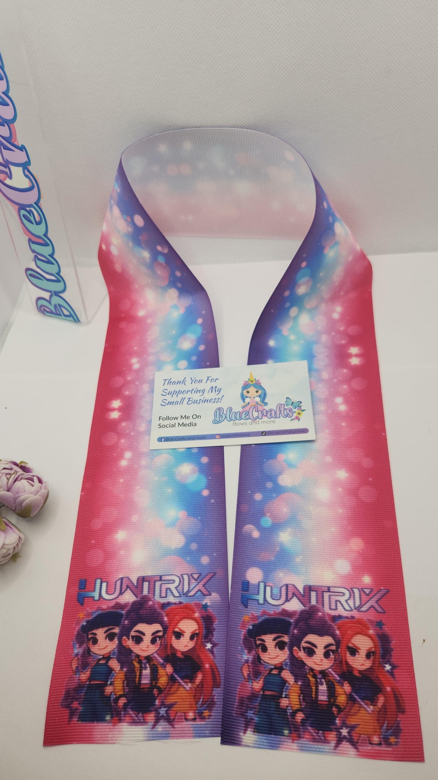 Grosgrain Ribbon 3inch "K-pop Demon Hunters"