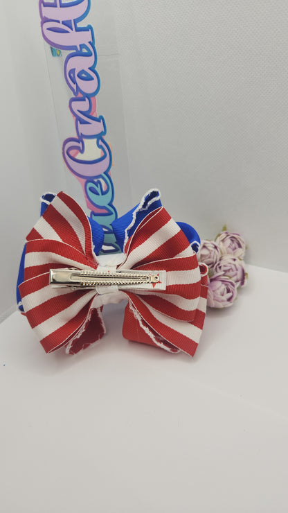 Hairbow perfect for July 4th