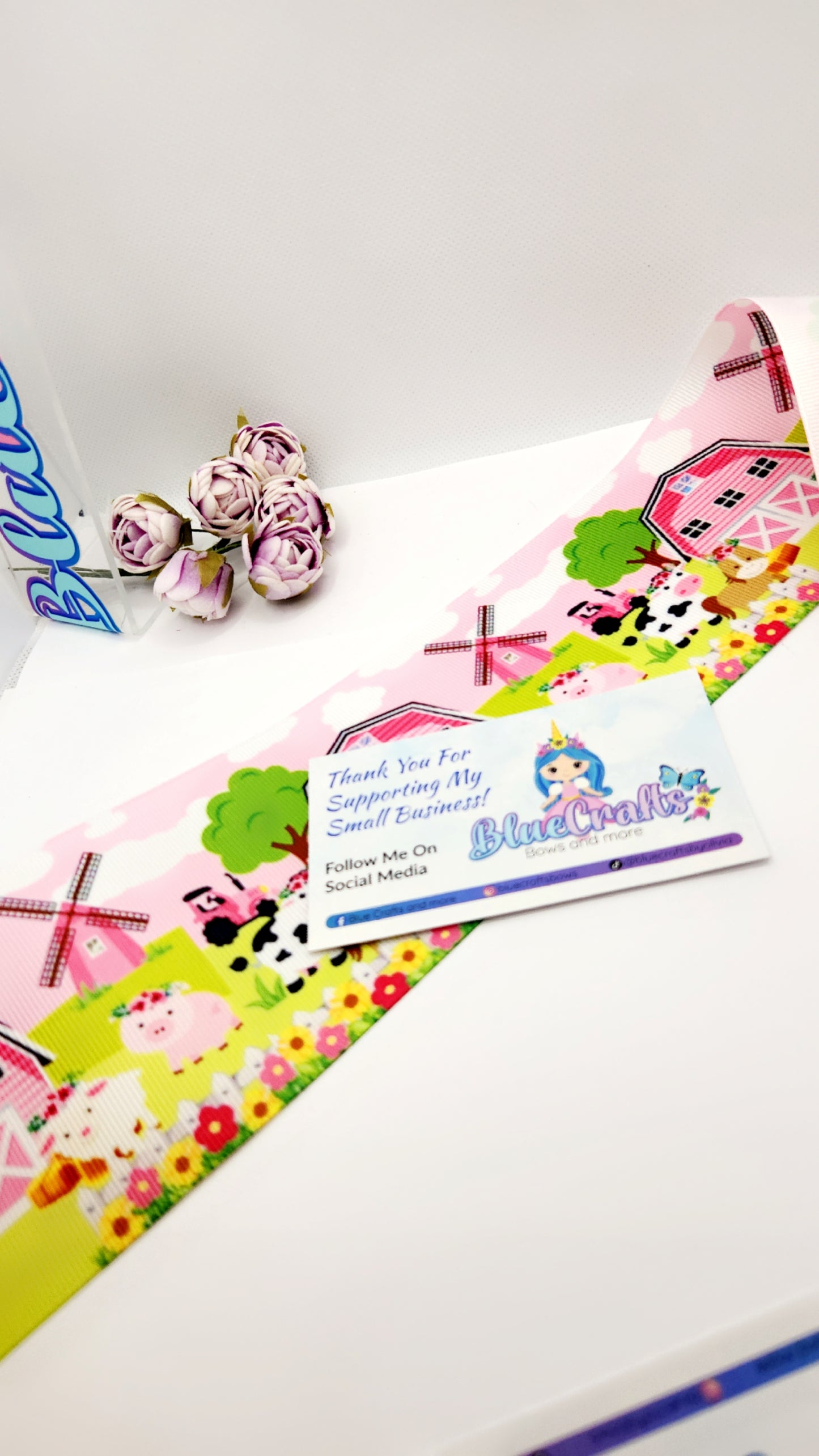 Grosgrain Ribbon 3inch "Farm"
