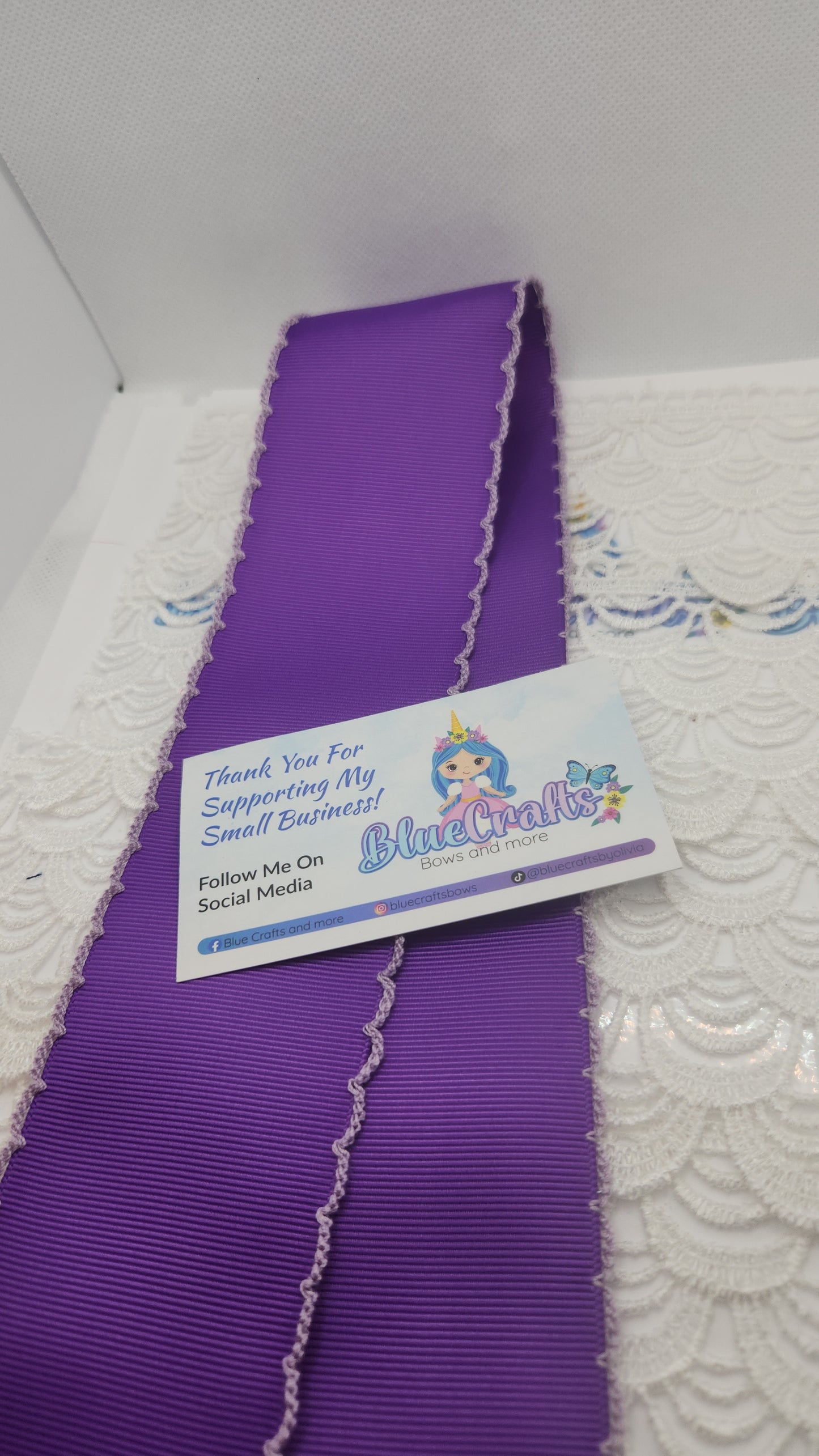 Moonstitich Ribbon "Purple/Lt.Orchid"